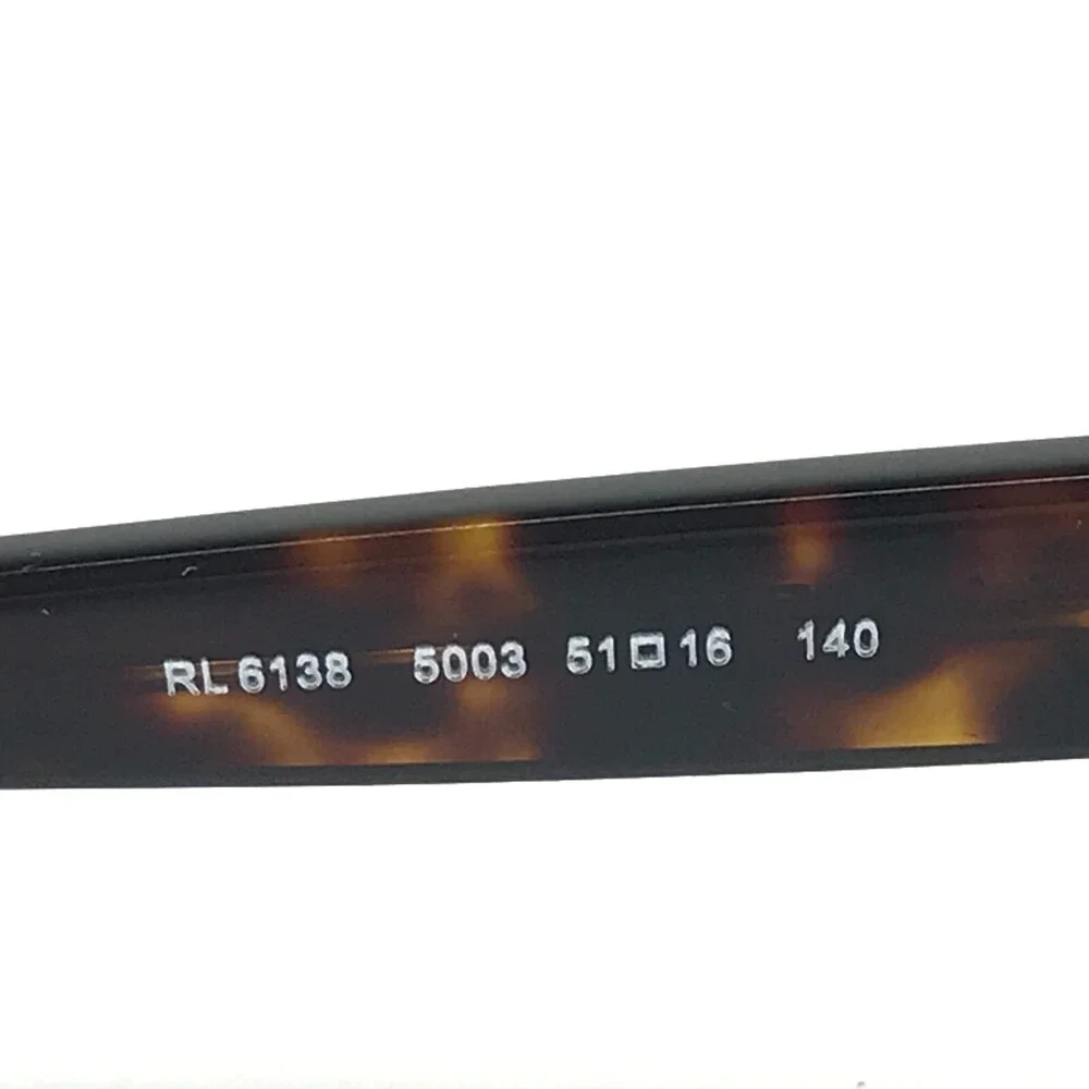 Ralph Lauren Eyeglasses Frames RL6138 5003 Tortoise Square Full Rim 51-16-140